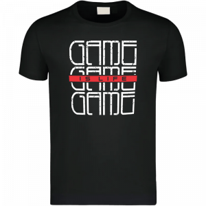 T-Shirt „Game is Life“ – Schwarz & Weiß | Gamer & Streetwear Style