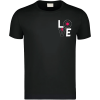 T-Shirt „LOVE – Stop the Hate“ – Schwarz | Beidseitig bedruckt