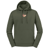 Hoodie „nature“ – Minimalist Botanical Line-Art | Eukalyptus, Olive & Natural | Beidseitig bedruckt