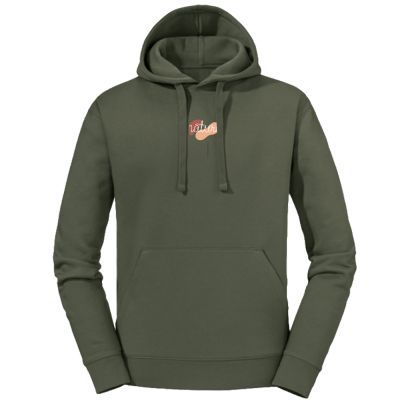 Hoodie „nature“ – Minimalist Botanical Line-Art | Eukalyptus, Olive & Natural | Beidseitig bedruckt